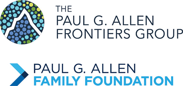 logos of Paul G Allen Frontiers Group and Paul G. Allen Family Foundation